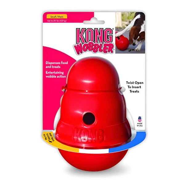 Kong Wobbler L - Perro - Juguete Rellenable Snacks 2