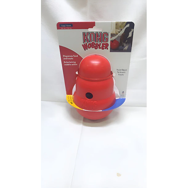 Kong Wobbler L - Perro - Juguete Rellenable Snacks 7