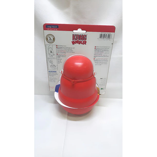 Kong Wobbler L - Perro - Juguete Rellenable Snacks 8