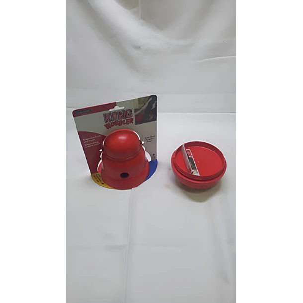 Kong Wobbler L - Perro - Juguete Rellenable Snacks 9