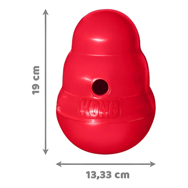 Kong Wobbler L - Perro - Juguete Rellenable Snacks 10