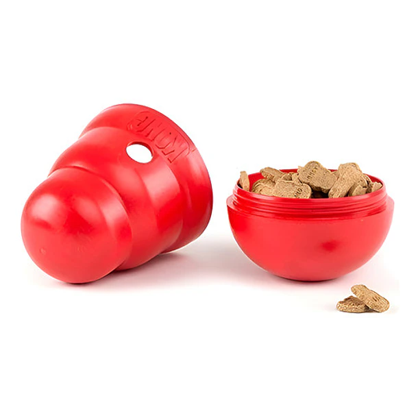 Kong Wobbler L - Perro - Juguete Rellenable Snacks 12