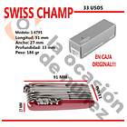 Victorinox Navaja De Bolsillo Swiss Champ, 33 Usos Color Rojo 6