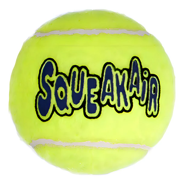 Pelota Tenis Fieltro Squeakair Grande Perro Kong Color Amarillo 7