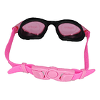 Antiparras Natación Hydro Vaikan Adulto Uv Antifog Color Negro - Rosa 2