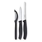 Paquete De Cuchillos Victorinox Y Pelalapas - 6.7113.31 Color Negro 2