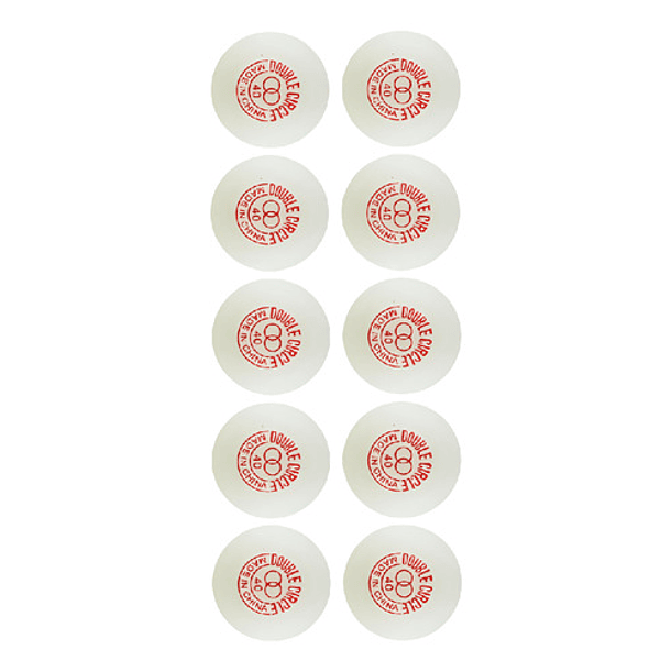 Pelota De Ping Pong Doble Circulo Naranja X 10 Unidades  5