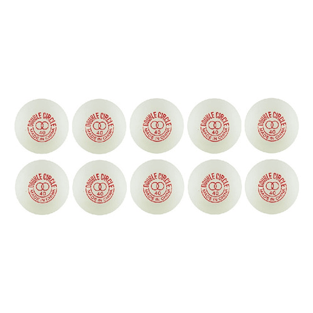 Pelota De Ping Pong Doble Circulo Naranja X 10 Unidades  6