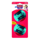 Kong Squezz Action Ball Largejuguete Pelota Perro Pack X2 Color Celeste 1