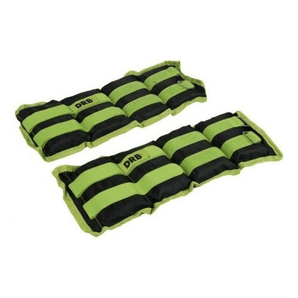 Pesas Tobillo/muñeca Par 1kg Drb Color Negro 1