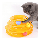 Torre Interactiva De Lunares Naranja Con Diseño De Gatos, Run Run 2