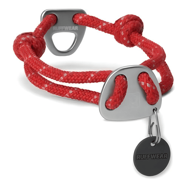 Collar Para Perros Y Gatos Ruffwear Knot-a Color Rojo Knot A Collar Tamaño Del Collar L 