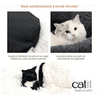 Cama Moises Catit Fluffy Bed Para Gatos Mascotas Color Gris 6