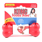 Kong Goodie Bone Juguete Rellenable Hueso S Perro Raza Small Color Rojo 1