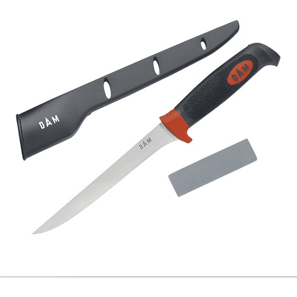 Cuchillo Fileteador 17.8cm C/afilador 8520001 Dam 