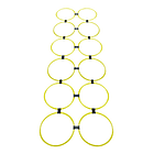 Set 12 Aros Entrenamiento Velocidad, Coordinación Train Color Amarillo 1
