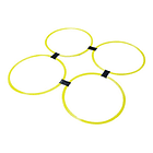 Set 12 Aros Entrenamiento Velocidad, Coordinación Train Color Amarillo 4