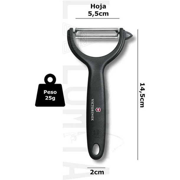 Pelador Pelapapas Tomates Kiwi Victorinox Acero Inoxidable Color Verde 2