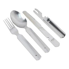 Set Cubiertos Doite Compacto Cloe Color Plateado