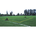 Mini Cancha Futbol Con Arcos Plegable Marca Train Excelente 2