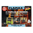 Pack 4 Cajas De Iniciadores De Fuego 32 U Sin Olor Flamax 4