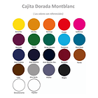 Tinte En Polvo Montblanc Cajita Dorada 25g (6 Unidades) 2
