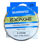Monofilamento Shimano Exage 0.355mm/10.40kg 150m 3