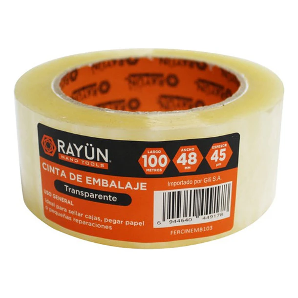Cinta Embalajaje Transp. 48 Mm X 100 M Rayun ( 6 Unidades ) 3