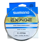 Monofilamento Shimano Exage 0.405mm/12.90kg 150m 1