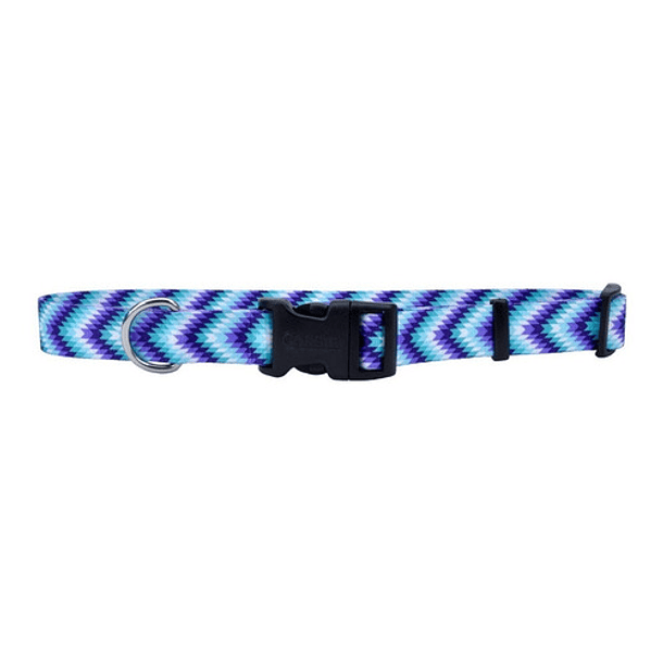 Collar Coastal Style Para Perros Varios Modelos Y Tallas Color Teal Purple Diamonds Tamaño Del Collar S 
