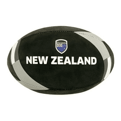 Balón De Rugby Drb N°5 Países New Zealand Color Negro