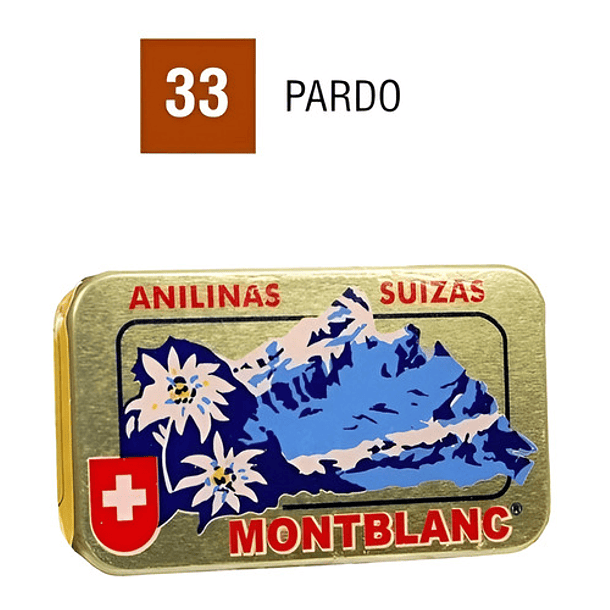 Pack 3 Anilinas Montblanc® Cajita Dorada Color 12. Fuego Pack 3 