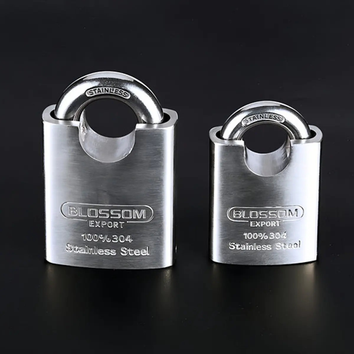 Candado Acero Inox C/hombro 40 Mm Blossom Color Plateado