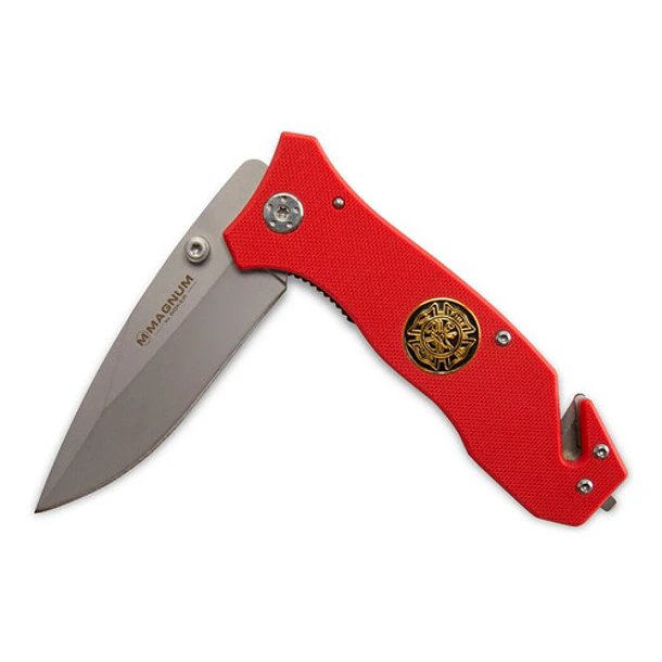 Navaja Boker Magnum Fire Brigade 01mb366 Color Rojo 1