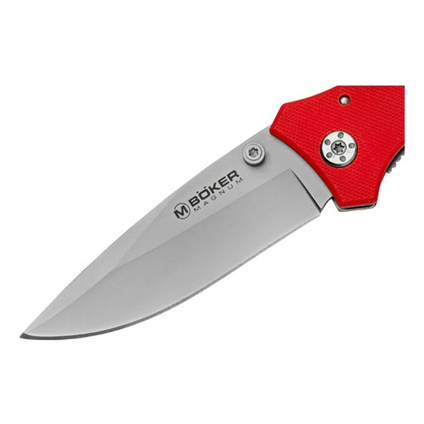 Navaja Boker Magnum Fire Brigade 01mb366 Color Rojo 2