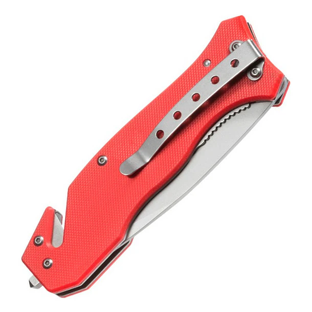 Navaja Boker Magnum Fire Brigade 01mb366 Color Rojo 3