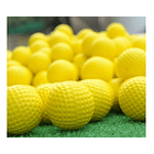 18 Pelotas De Golf Brusht Entrenamiento Y Tubo Recolector Color Amarillo 2