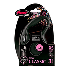 Correa Retráctil 3 Mts Flexi New Classic Xs Color Negro 4
