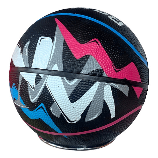 Balon De Basquet Reebok Zig Generation #6 Color Negro 4