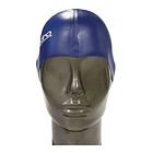Gorra Silicona Natacion Hydro Pileta Latex + Estuche Cke Color Azul Diseño De La Tela Liso Tamaño Adulto 2