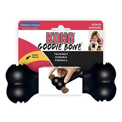 Hueso Kong Goodie Bone Extreme Para Perros Talla M Color Negro