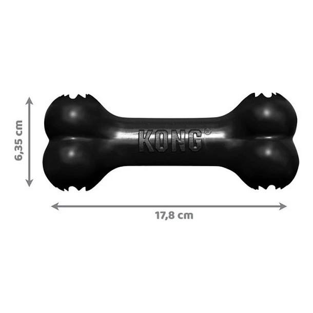 Hueso Kong Goodie Bone Extreme Para Perros Talla M Color Negro 6