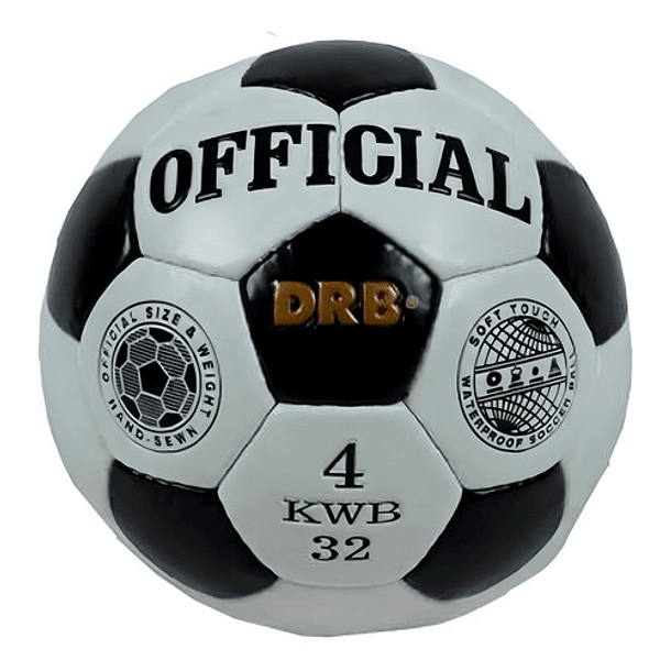 Balón Fútbol Official #4 Drb® Color Blanco 