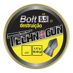 Technogun Bolt 5.5 Mm 1.17g / 18.46gr De 125 Pcs