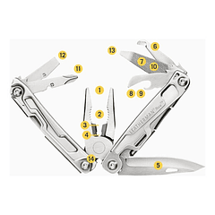 Leatherman Multiherramienta Rev Box S/ Funda #832130