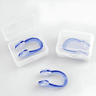 Clip Nariz Hydro Naricera Natacion Plástico + Caja - Olivos Color Azul 6
