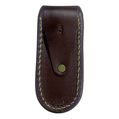 Funda Tec Cuero Cafe Cortaplumas #3