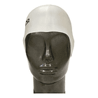 Gorra Silicona Natacion Hydro Pileta Gorro Latex Optimo Calce Unisex + Estuche Color Blanco Diseño De La Tela Liso Tamaño Adulto 2