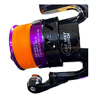 Carrete Spinning Pioneer Tackle Astute 1000 C/multifilamento Color Negro Lado De La Manija Derecho/izquierdo 3