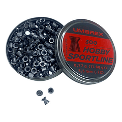 Postones Umarex 5.5mm Hobby Sportline 300 U/ 0.77g (11.88gr)